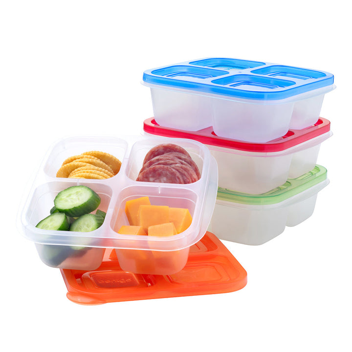 Bentgo Easyboxes 4-Compartment Snack Containers 8-Piece Set W1