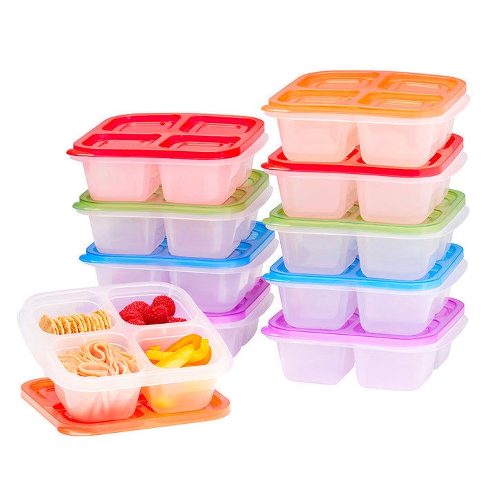 Bentgo Easyboxes 4-Compartment Snack Containers 20-Piece Set W4