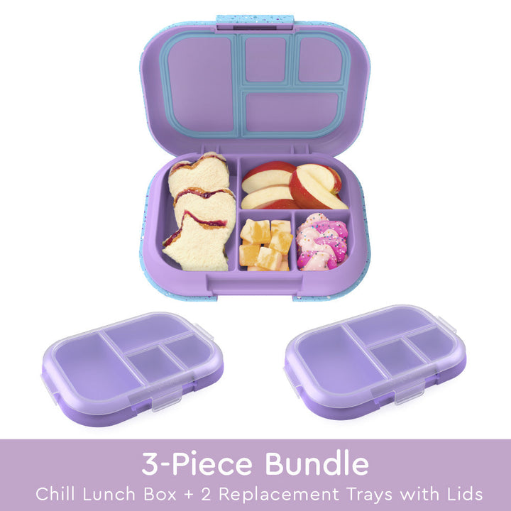 Bentgo Chill Kids Lunch Box & 2 Extra Trays with Lids S4