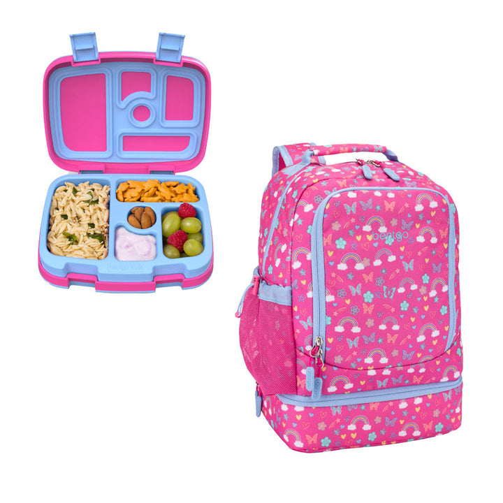Bentgo Kids Prints Lunch Box & Backpack R1