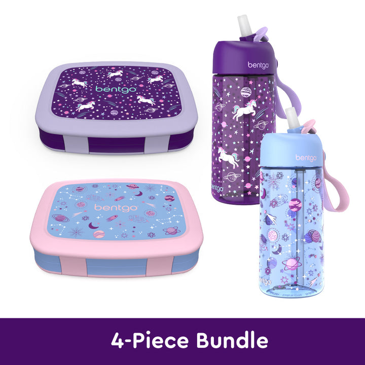 Bentgo Kids Prints Lunch Boxes & Water Bottles R8