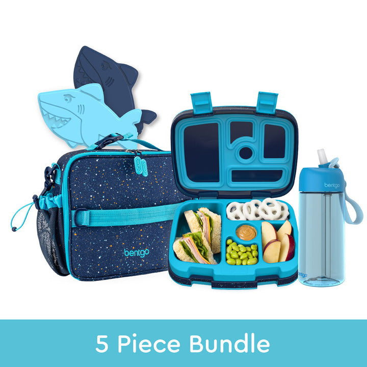 Bentgo Kids Prints Lunch 5-Piece Set with Ice Packs O7